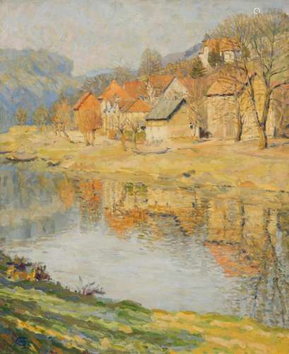 Rudolf Siegmund: Vorfrühling an der Fulda