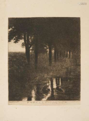 Franz von Stuck: Forellenweiher