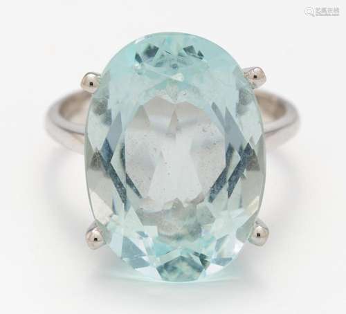 Aquamarin-Ring