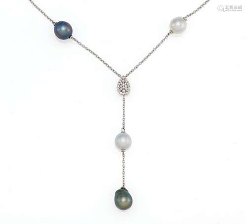 Pearl-Diamond-Necklace