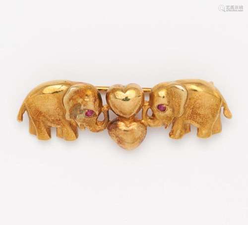 Elephant-Brooch