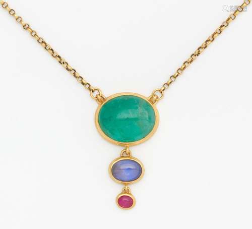 Gemstone-Pendant Necklace