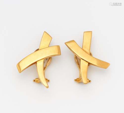 Tiffany & Co.: Gold-Ohrsteckclips