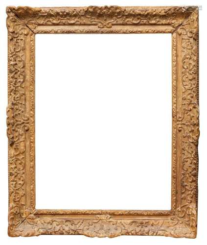 Regency period frame. France, early 18th century. Carved woo...