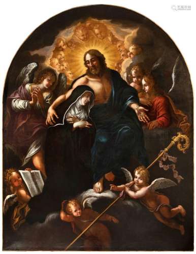 ANTON DOMENICO GABBIANI (Florence, 1652-1726). "Glorifi...