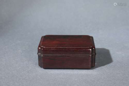 Red Sandalwood Covered Box