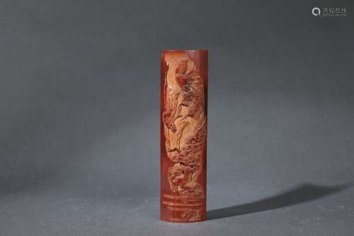 Bamboo Carved Arm Rest