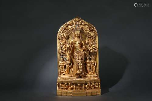 Gilt Bronze Statue of Padmapani