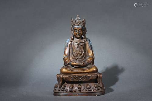 Gilt Bronze Statue of Avalokitesvara