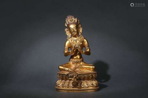 Gilt Bronze Tara Statue