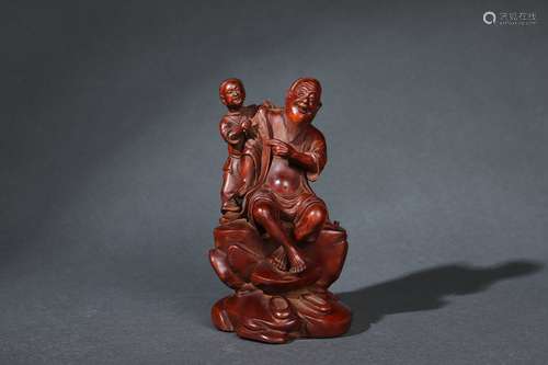 Boxwood Statue of Figure