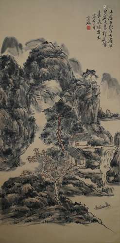 Landscape, Hanging Scroll, Huang Binhong