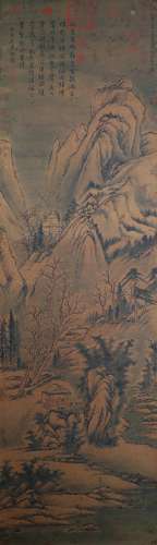 Snow Landscape, Hanging Scroll, Liu Songnian