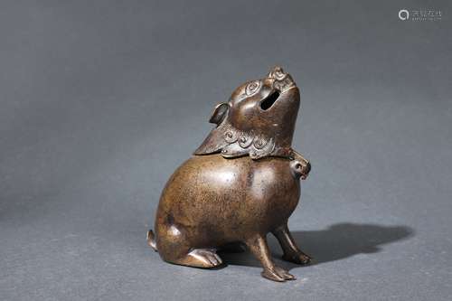 Bronze Animal-shaped Incense Burner