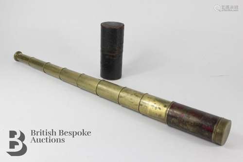 Late 18th/19th Century Ramsden London Eight Drawer Telescope