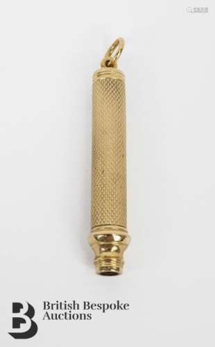 9ct Yellow Gold Propelling Pencil