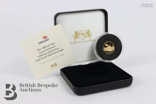 Queen Elizabeth II Official Lifeboat Half Sovereign