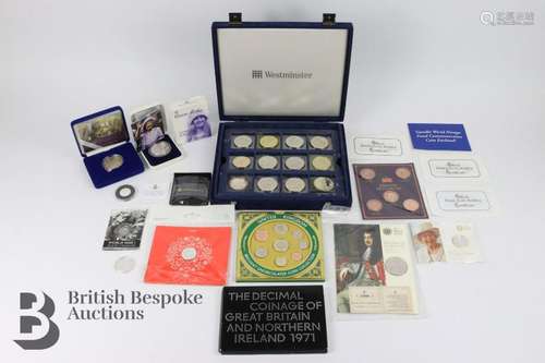 Box Containing GB Coins