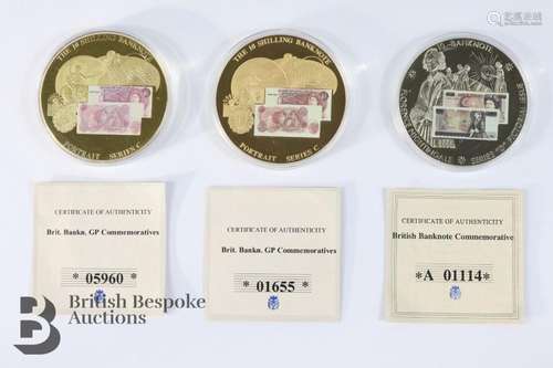 Six British Bank Note Coins