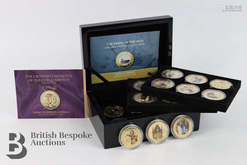 Bradford Exchange The Pride of the Seas Golden Crown Coins