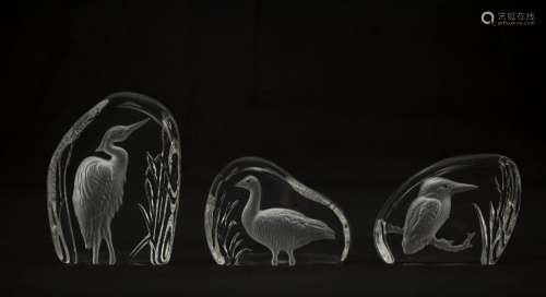 Wedgwood Glass Paperweights