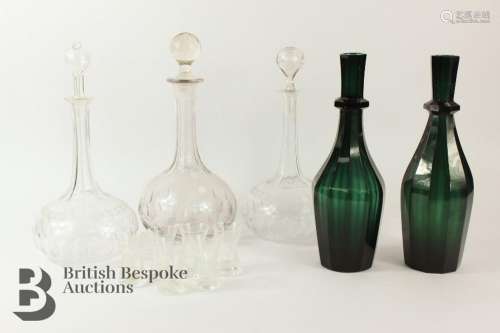Miscellaneous Glass Decanters
