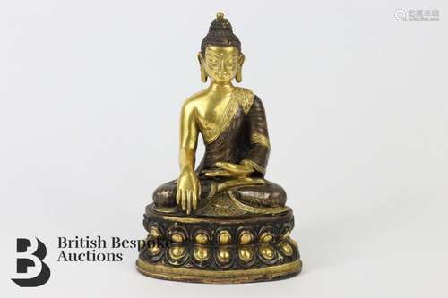 Gilt Bronze Buddha