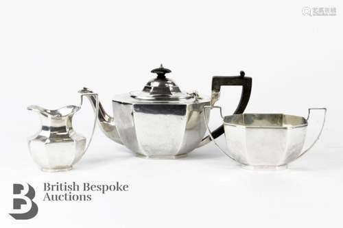 Edwardian Silver Tea Trio