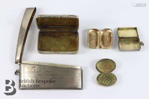 Collection of Silver Boxes