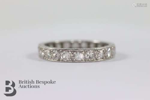 Vintage Diamond Eternity Ring