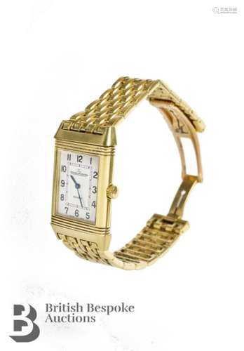 Jaeger-le-Coultre Gentlemans Reverso 18ct Gold Wrist Watch