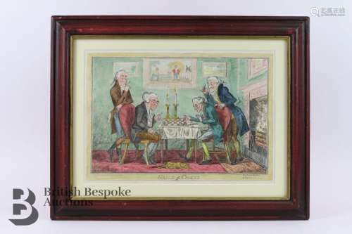 George Cruikshank Hand Coloured Engraving