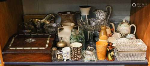 Assorted 19th century and later ceramics and glassware, comp...