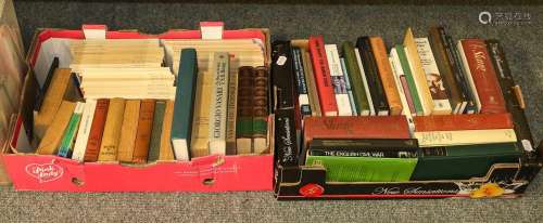 Sixteen boxes of reference books, predominantly art referenc...
