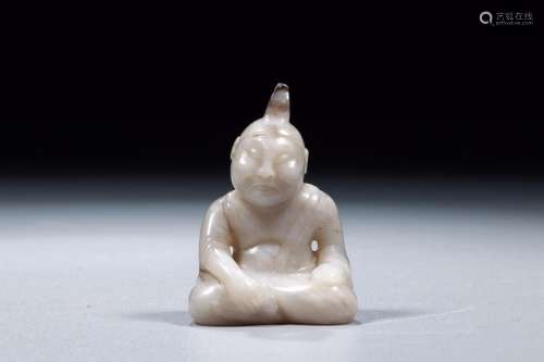 ancient jade the fairySize: 5.5 cm wide and 3.8 x 3.1 cm wei...