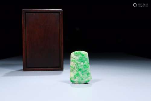 Peggy: in the   jade figures storySize: 6.3 cm wide and 4.2 ...