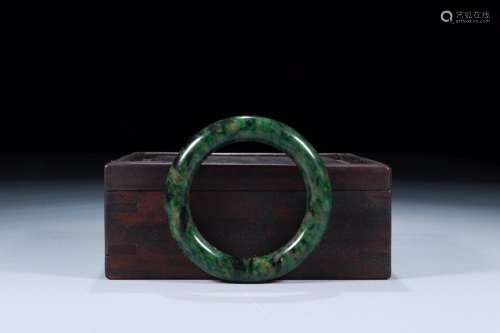 : in the   jade bracelet round barSize: diameter 5.7 cm weig...