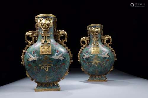 : in the   emperor  · cloisonne live design a pairSize: 27 h...