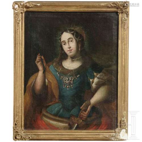 A portrait of Laura di Córdoba, probably Spanish, 18th centu...