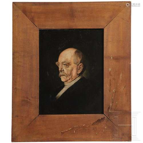 A German portrait of Otto von Bismarck, 19th century