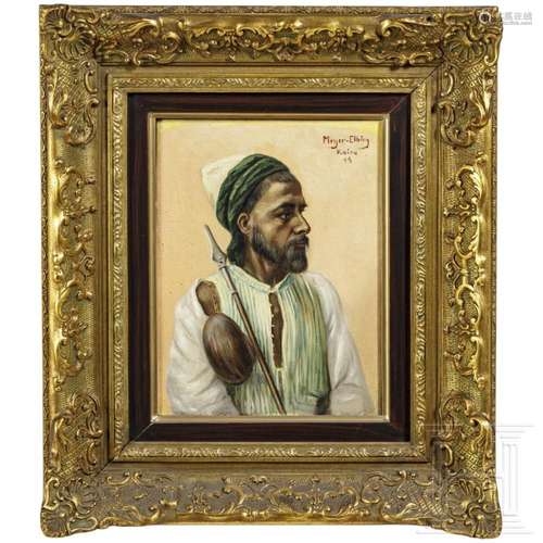 Oscar Meyer-Elbing (1866 - circa 1930) - a portrait of an Or...