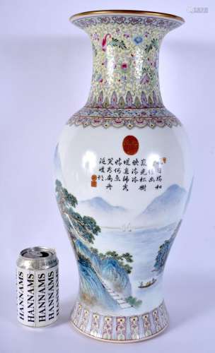 A LARGE CHINESE REPUBLICAN PERIOD FAMILLE ROSE PORCELAIN BAL...