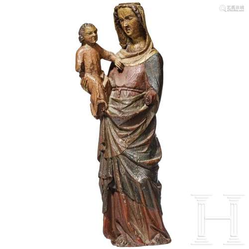 A German Madonna with Christ, 19th century