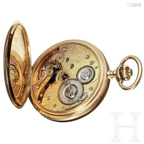 A gentlemen's savonette pocket watch, "System Glash...