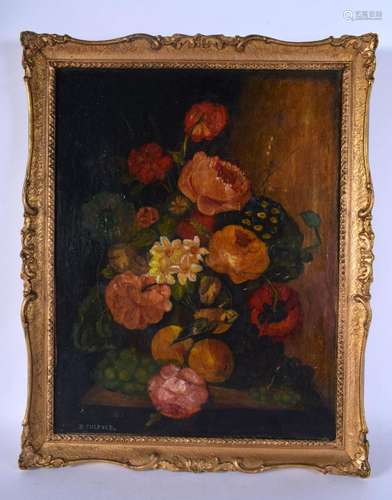 Dorothy Pulford (C1950) Oil on canvas, Still Life. 52 cm x 4...