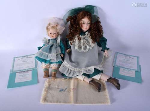 TWO ASHTON DRAKE GALLERY DOLLS Alexandria & Gracie. (2)