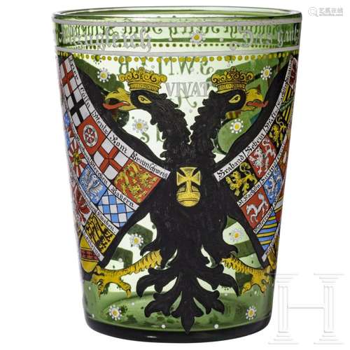 An Imperial Eagle beaker „Reichsadlerhumpen“, Germany or Hai...