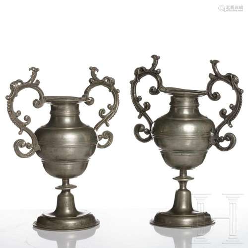 A pair of altar vases, Augsburg, circa 1720