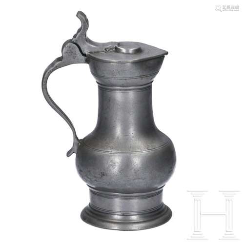 A small pewter jug from Cologne, 1st half of the 18th centur...