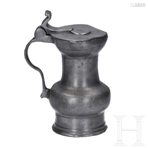 A small pewter flagon from Cologne, 1st half of the 18th cen...